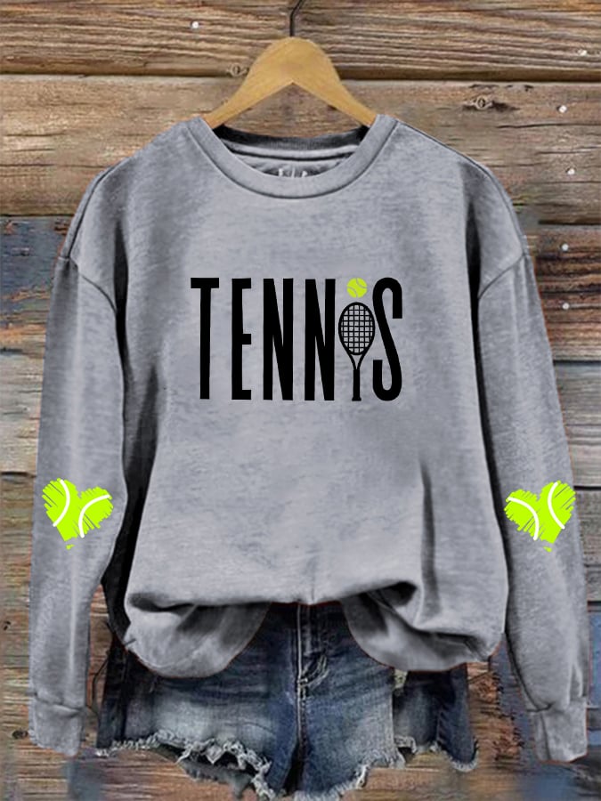 Women's Clothing Tennis Lovers Casual Sweaters