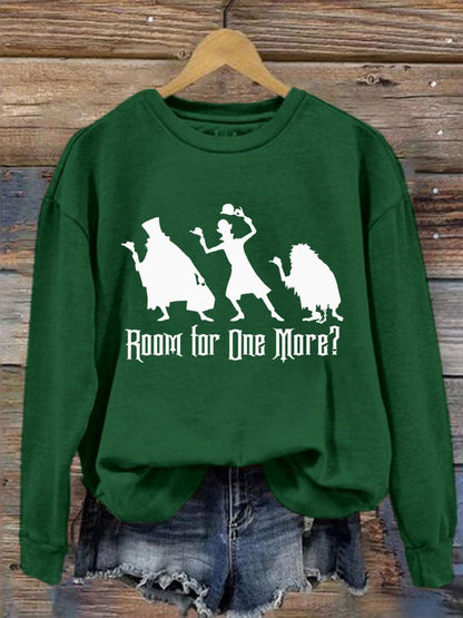 Women's Halloween Room for One More Sweatshirt