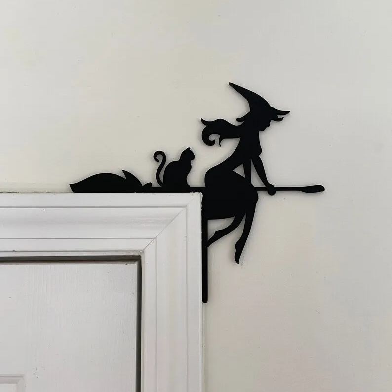 Metal Halloween Door Topper